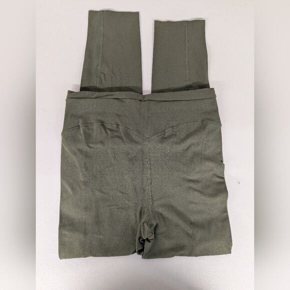 New Free people MOVEMENT army green leggings activewear sz medium m high rise - Picture 6 of 7